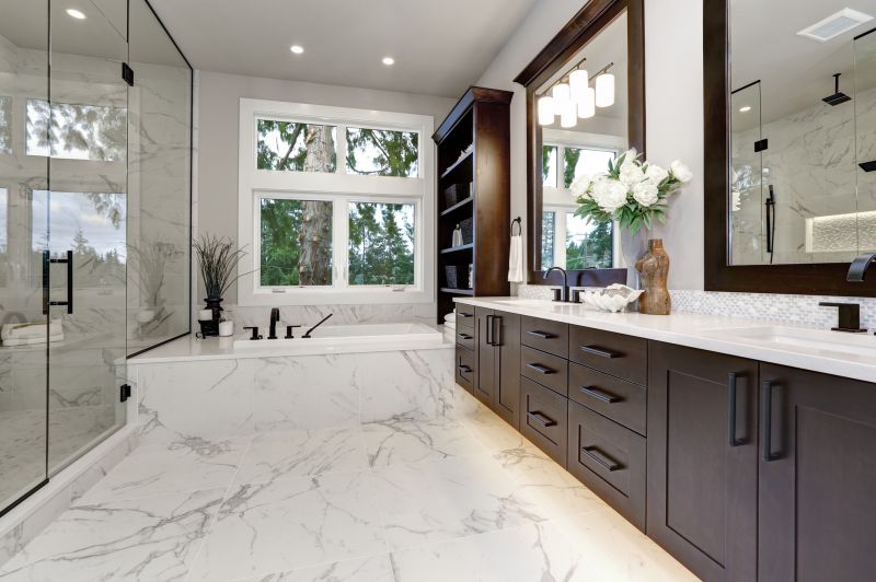 Modern Vanity and Lighting